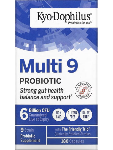 Wakunaga, Kyo Dophilus, Multi 9 Probiotic, 180 Capsules