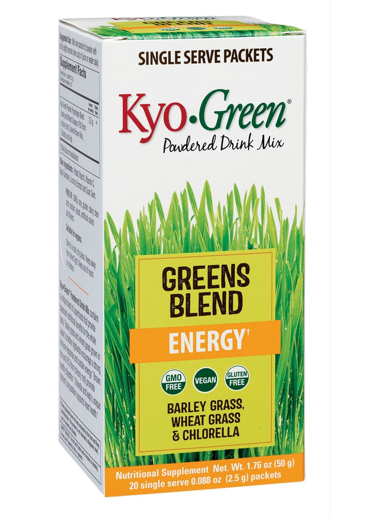 Wakunaga, Kyo Green, Green Blends, Energy, Single Serve Packets, 20 Packets