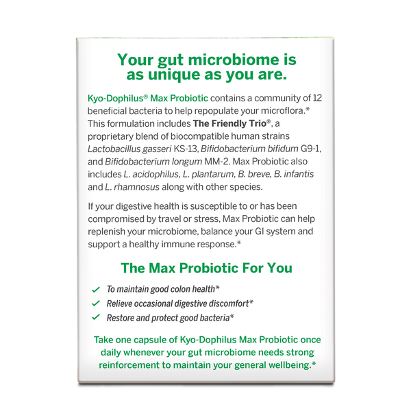 Wakunaga, Kyo Dophilus, Max Probiotic, 30 Vegetarian Capsules