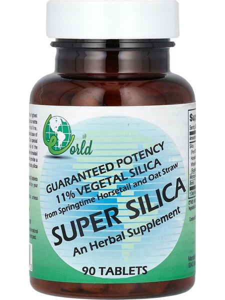 World Organic, Super Silica, 90 Tablets