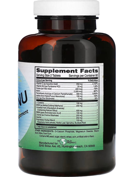 World Organic, Hair-Nu, 120 Tablets