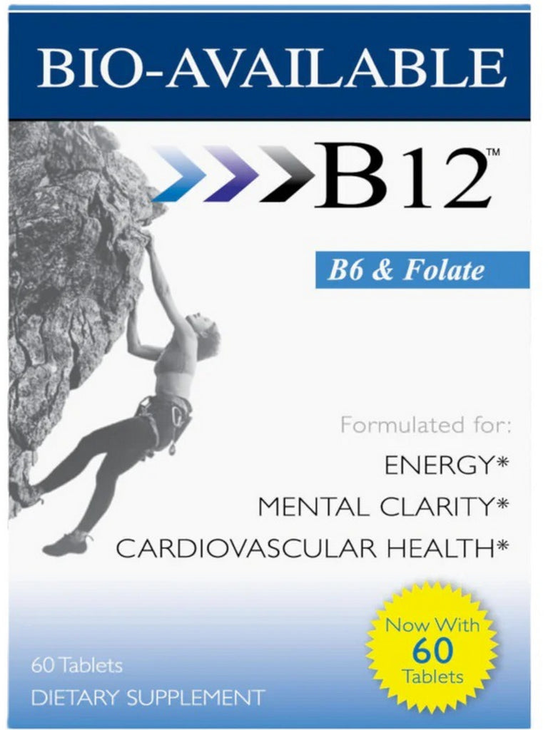 Wellgenix, Bio-Available B12, 60 Tablets