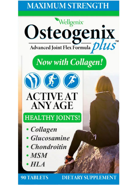 Wellgenix, Osteogenix Plus Advanced Joint Flex Formula, 90 Tablets