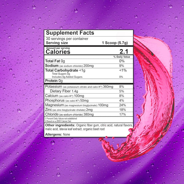 Wellgenix, Hydrate48 Rapid Recovery, Raspberry Lemonade, 171 g (30 Servings)