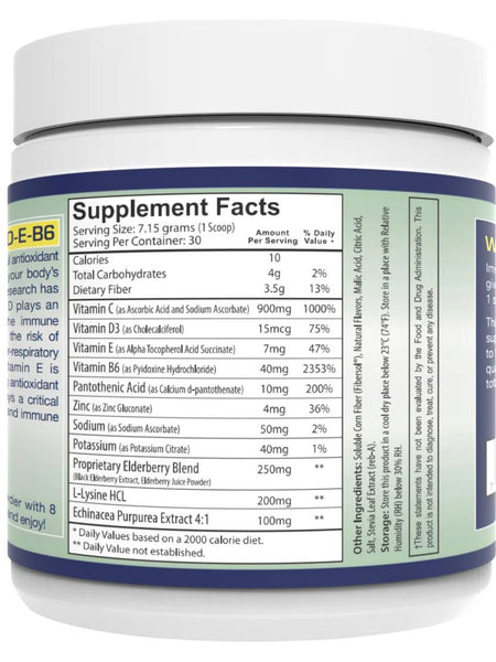 Wellgenix, Immune Essentials Powder, Raspberry Lemonade, 214.5 Grams