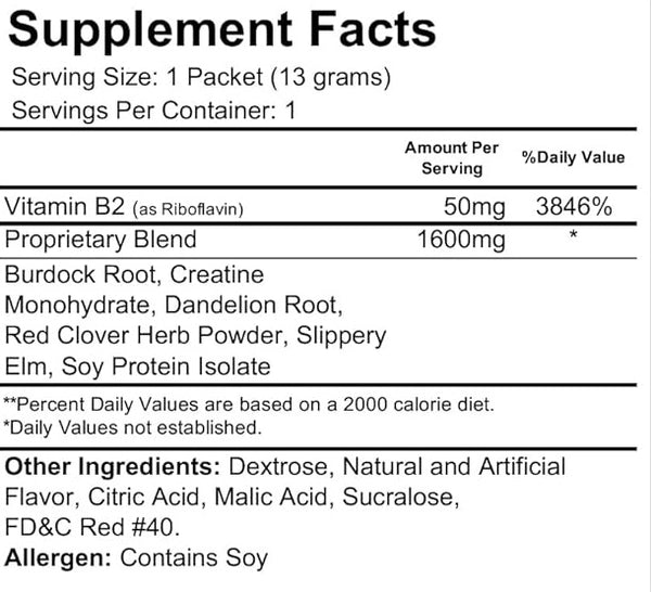 Wellgenix, Puriclean Instant Max Cleanser, Maximum Strength, Fruit Punch, 1 Packet (13 Grams)