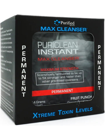 Wellgenix, Puriclean Instant Max Cleanser, Maximum Strength Permanent, Fruit Punch, 7 Packets (13.4 Grams)