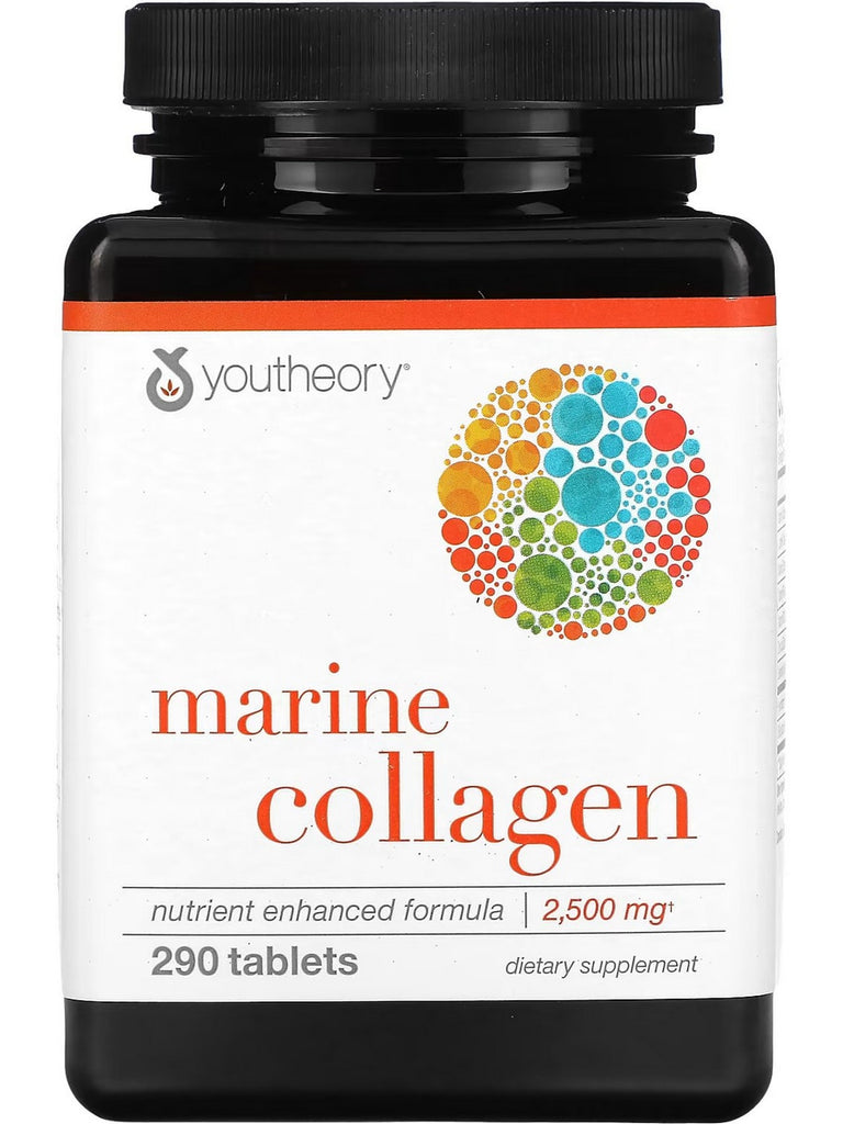 Youtheory, Marine Collagen, 290 Tablets