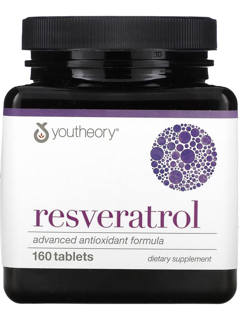 Youtheory, Resveratrol Advanced, 160 Tablets