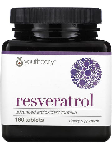 Youtheory, Resveratrol Advanced, 160 Tablets