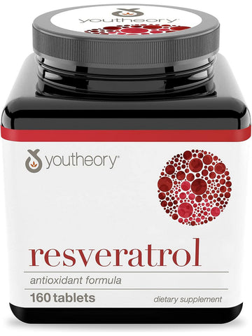 Youtheory, Resveratrol, 160 Tablets