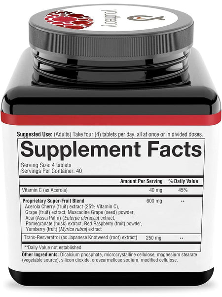 Youtheory, Resveratrol, 160 Tablets