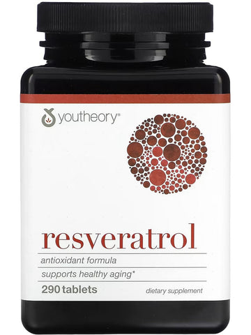Youtheory, Resveratrol Anti-Aging, 290 Tablets