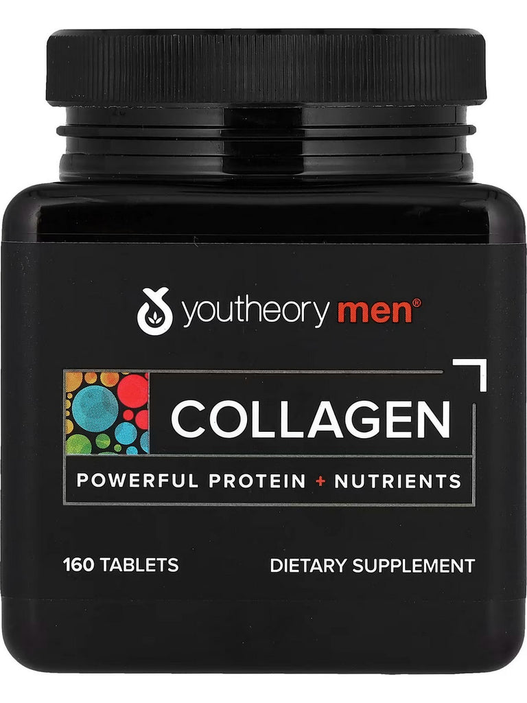 Youtheory, Men's Collagen Advanced, 160 Tablets
