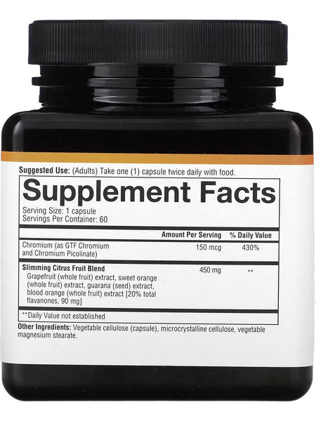 Youtheory, Slimming Citrus Fruit Advanced, 60 Vegetarian Capsules