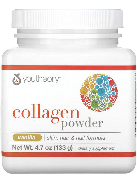 Youtheory, Collagen Powder, Vanilla, 4.7 oz