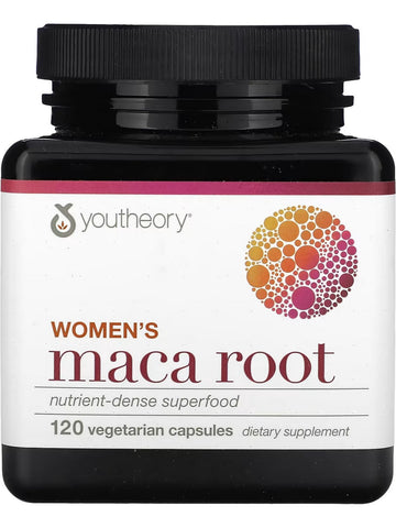 Youtheory, Women's Maca Root Nutrient, Dense Superfood, 120 Vegetarian Capsules
