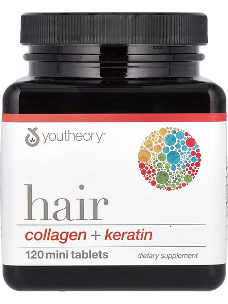 Youtheory, Hair Collagen Mini Tablets, 120 Mini Tablets