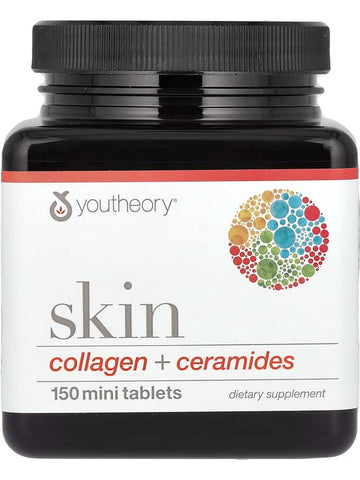 Youtheory, Skin Collagen + Ceramides, 150 Mini Tablets