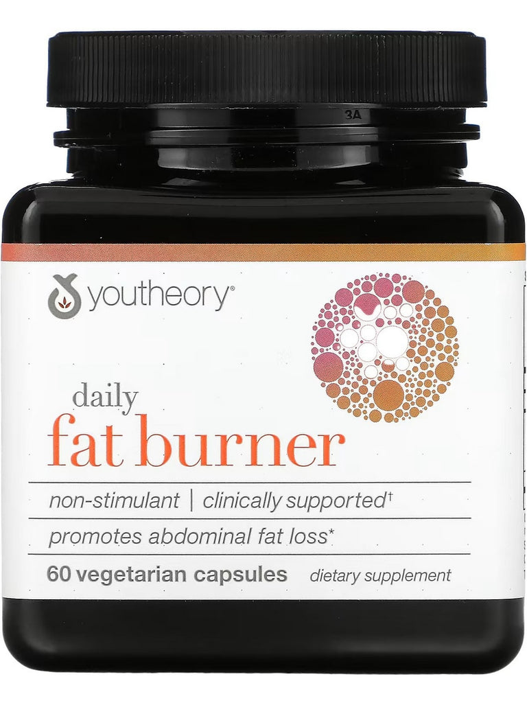 Youtheory, Daily Fat Burner, 60 Vegetarian Capsules
