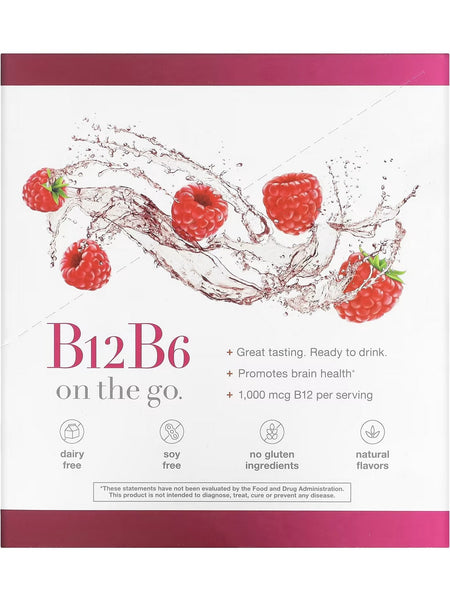 Youtheory, B-12B-6 On The Go, Liquid, Raspberry, 12 Packets