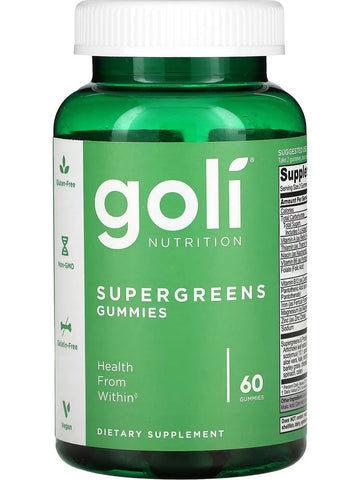 Goli Nutrition, Supergreens Gummies, 60 Gummies