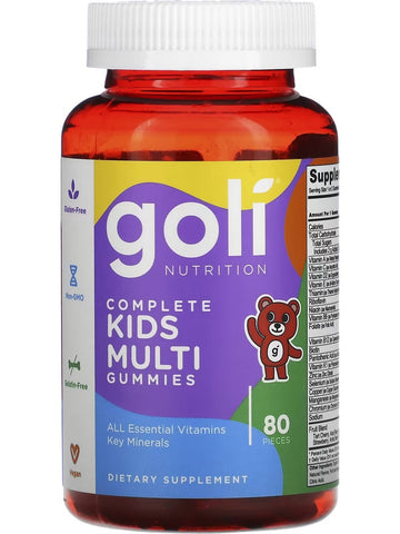 Goli Nutrition, Complete Kids Multi Gummies, 80 Pieces