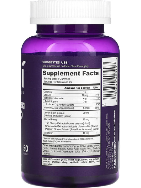Goli Nutrition, Extra-Strength Sleep Gummies, 50 Gummies