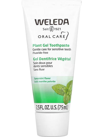 Weleda, Oral Care Plant Gel Toothpaste, Spearmint, 2.5 fl oz