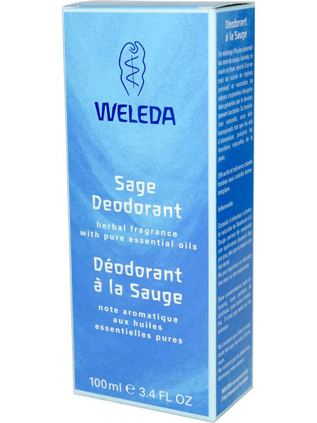 Weleda, Sage Deodorant, 3.4 fl oz