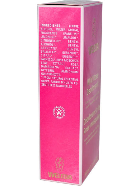 Weleda, Wild Rose Deodorant, 3.4 fl oz