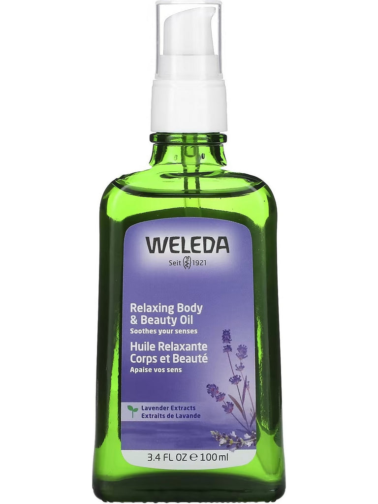 Weleda, Relaxing Body and Beauty Oil, Lavender Extracts, 3.4 fl oz