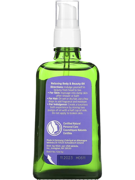 Weleda, Relaxing Body and Beauty Oil, Lavender Extracts, 3.4 fl oz