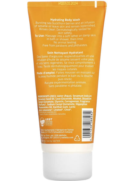 Weleda, Hydrating Body Wash, Sea Buckthorn Extracts, 6.8 fl oz