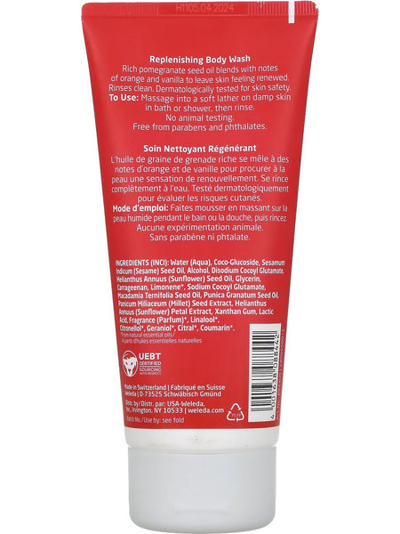Weleda, Replenishing Body Wash, Pomegranate Extracts, 6.8 fl oz
