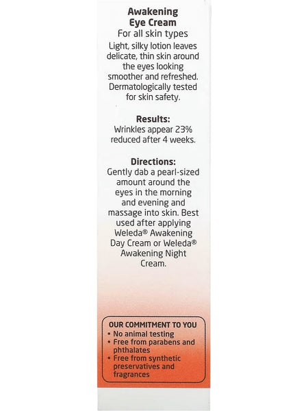 Weleda, Awakening Eye Cream, Pomegranate Extracts, 0.34 fl oz