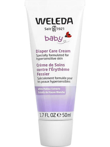 Weleda, Baby Diaper Care Cream, White Mallow Extracts, 1.7 fl oz