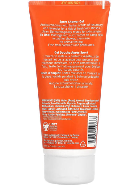 Weleda, Sport Shower Gel, Arnica Extracts, 6.8 fl oz