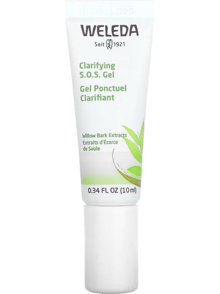 Weleda, Clarifying S.O.S. Gel, Willow Bark Extracts, 0.34 fl oz