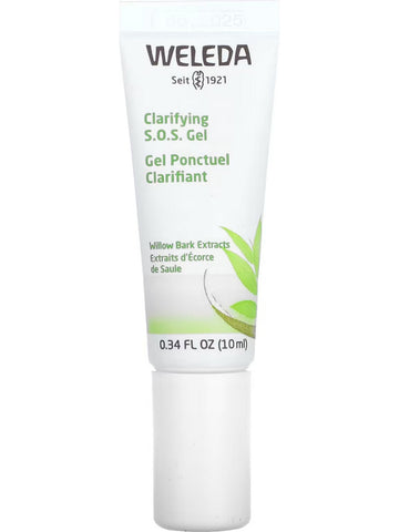 Weleda, Clarifying S.O.S. Gel, Willow Bark Extracts, 0.34 fl oz