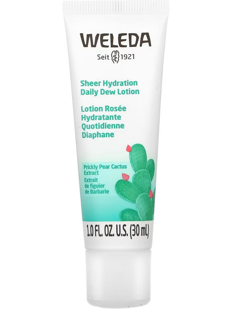 Weleda, Sheer Hydration Daily Dew Lotion, Prickly Pear Cactus Extract, 1.0 fl oz