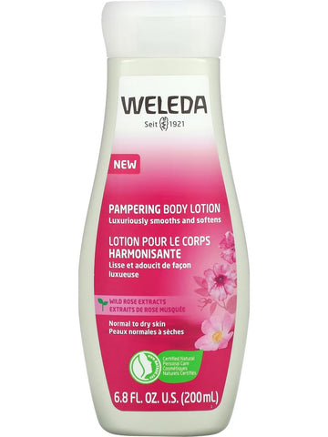 Weleda, Pampering Body Lotion, Wild Rose Extracts, 6.8 fl oz