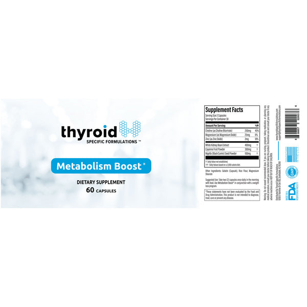 Thyroid Specific Formulations, Metabolism Boost, 60 Capsules