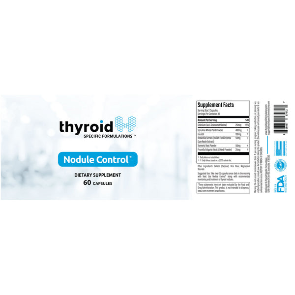 Thyroid Specific Formulations, Nodule Control, 60 Capsules