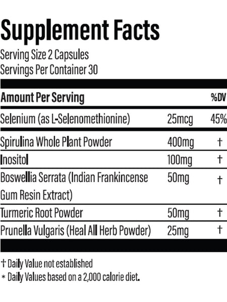 Thyroid Specific Formulations, Nodule Control, 60 Capsules