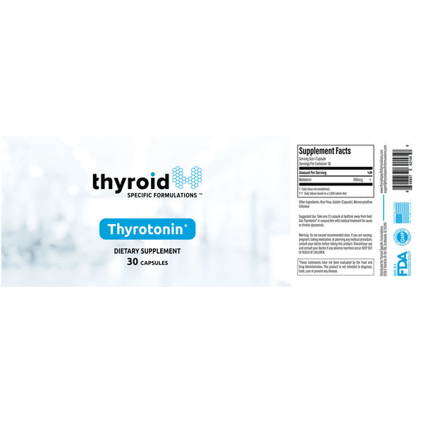 Thyroid Specific Formulations, Thyrotonin, 30 Capsules