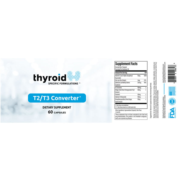 Thyroid Specific Formulations, T2/T3 Converter, 60 Capsules