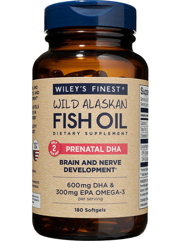 Wiley's Finest, Prenatal DHA, 180 Softgels