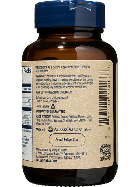 Wiley's Finest, Prenatal DHA, 60 Softgels