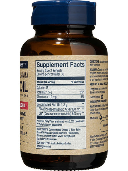 Wiley's Finest, Prenatal DHA, 60 Softgels